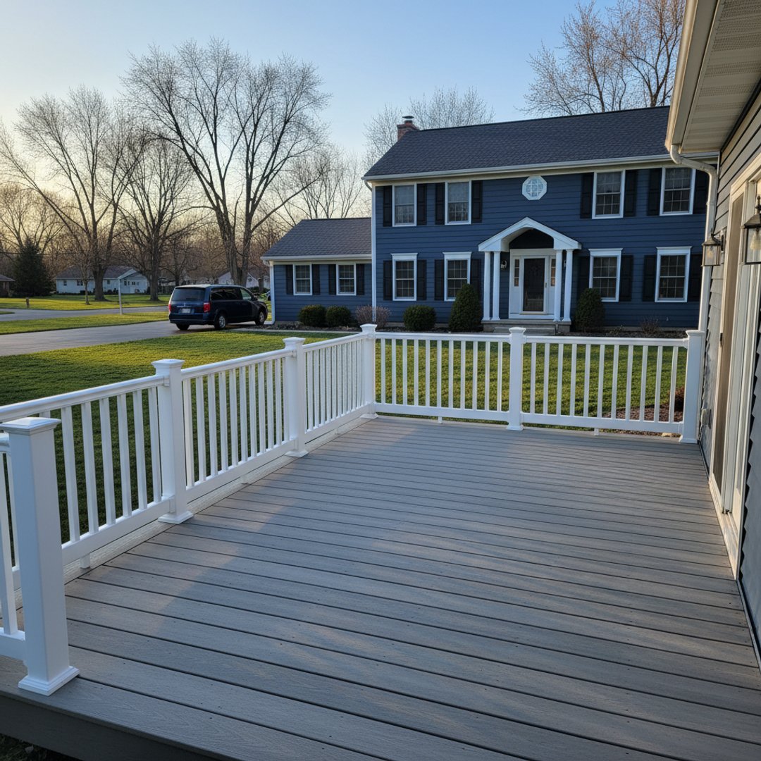 Deck Resurfacing completed by Pacific Deck Solutions in North Chicago, IL