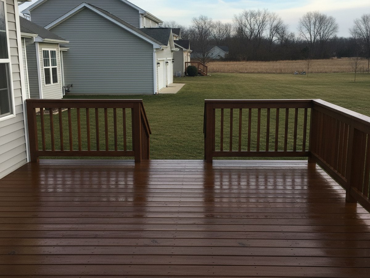 Deck Staining & Sealing completed by Pacific Deck Solutions in Libertyville, IL