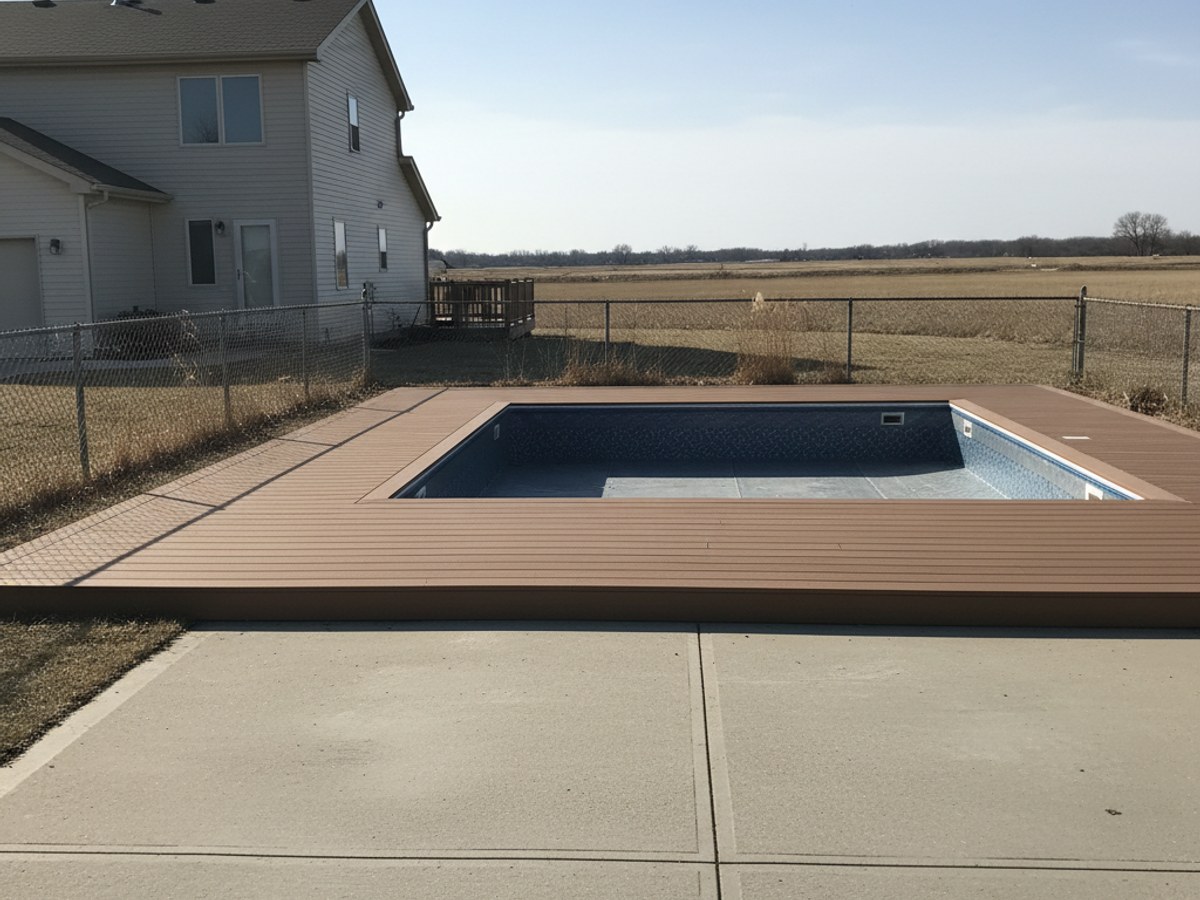 Pacific Deck Solutions crew at work on a home in Waukegan, IL
